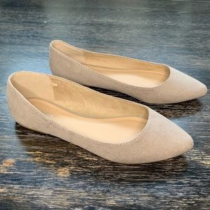 Nude Pointed Toe Old Navy Flats